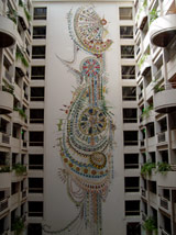 Mosaic wall 12 m